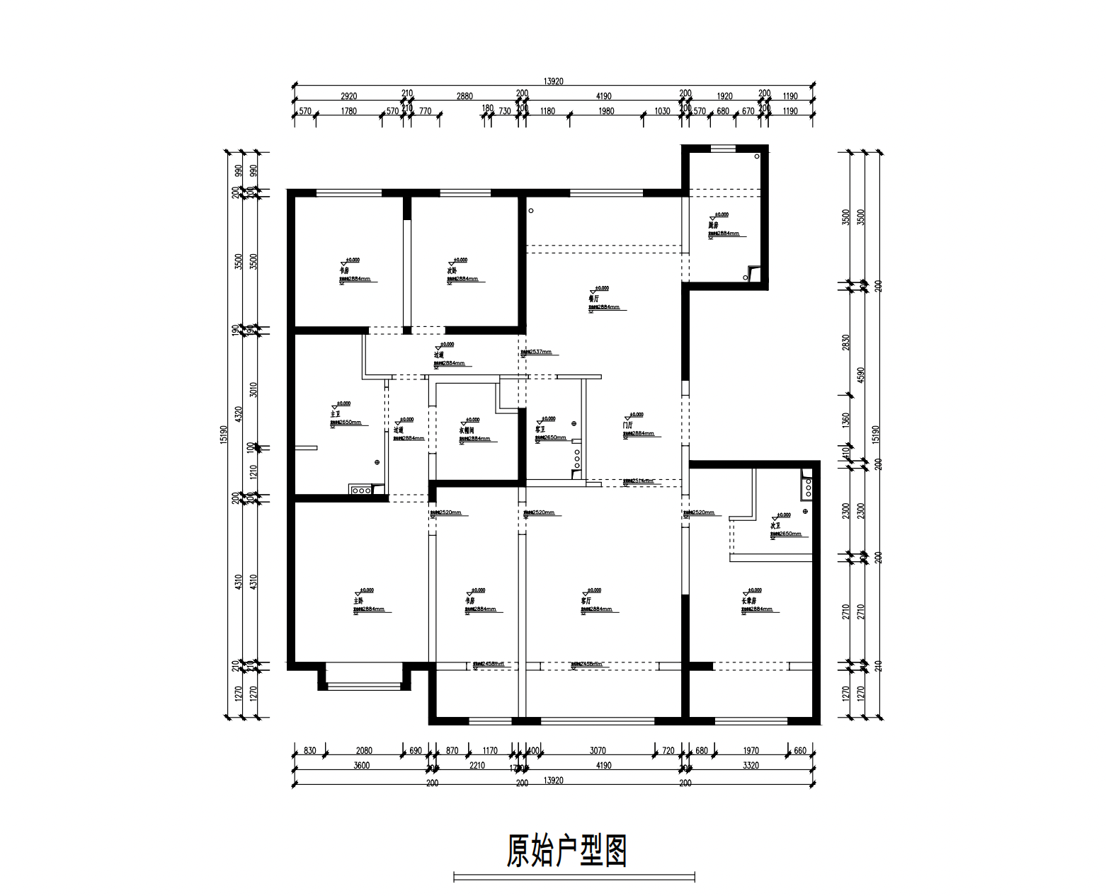 原始户型图